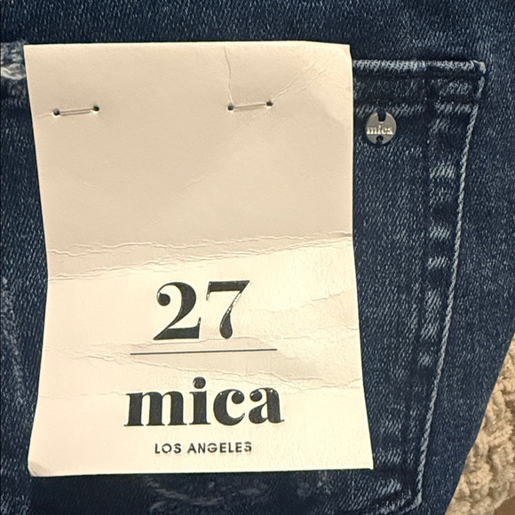 Mica High Rise Distressed Blue Jeans - Picture 10 of 13
